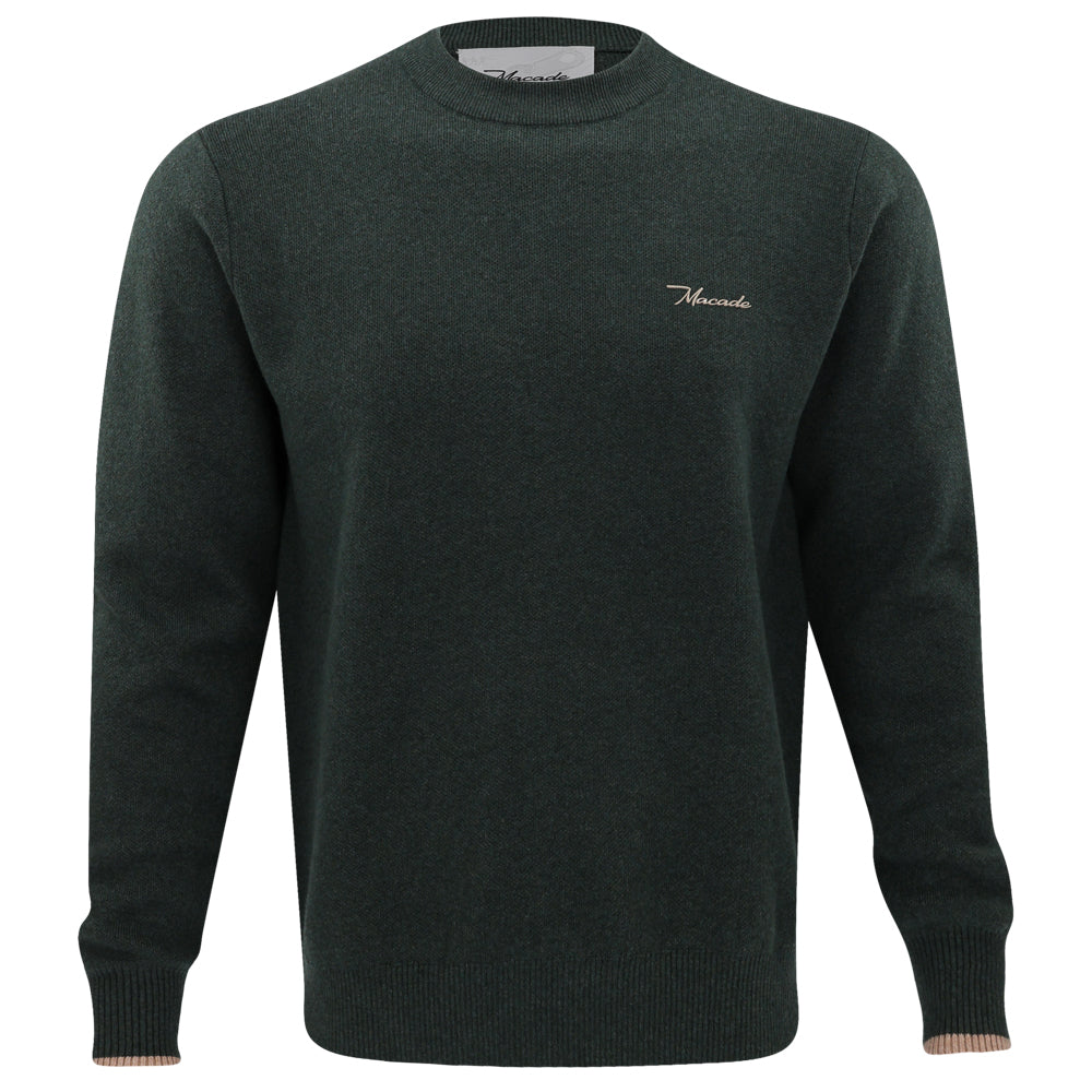 Cashmere Blend Knit Crewneck Sweater