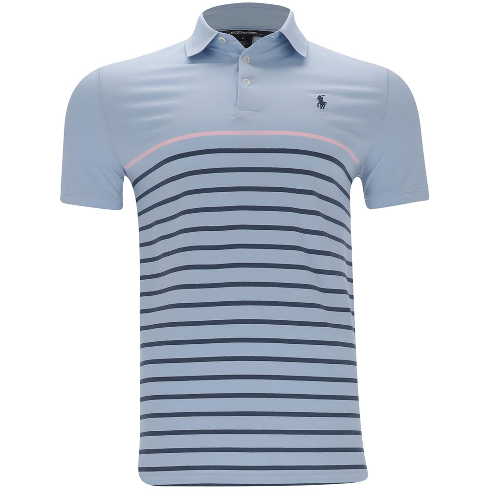 Performance Pique Tailored Fit Striped Polo