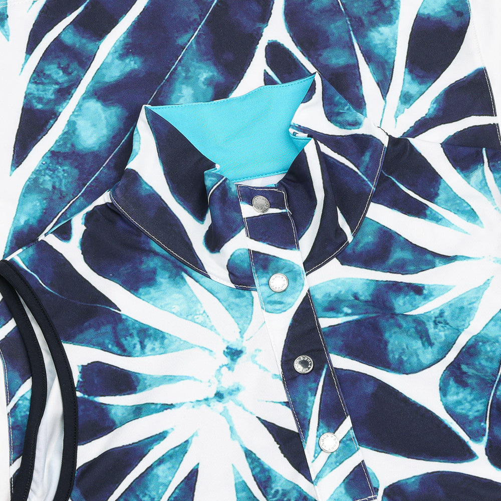 Women's The Zen Sleeveless Mock Neck Polo