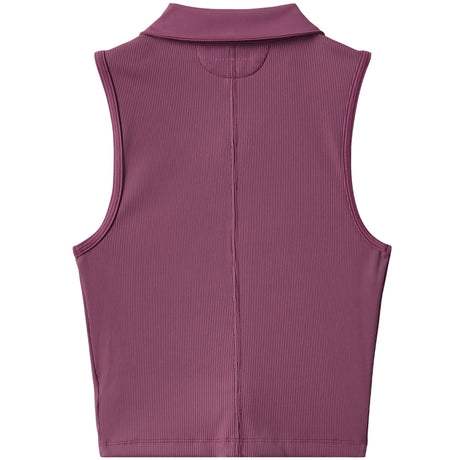 TravisMathew Women's Midline Moveknit Sleeveless Full Zip Polo