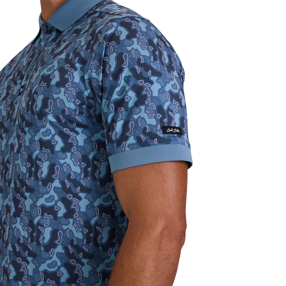 Topographic Triumph Ridge Polo