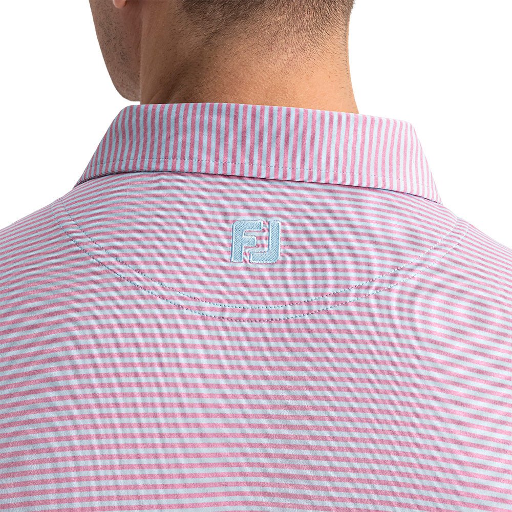Heather Feeder Stripe Polo
