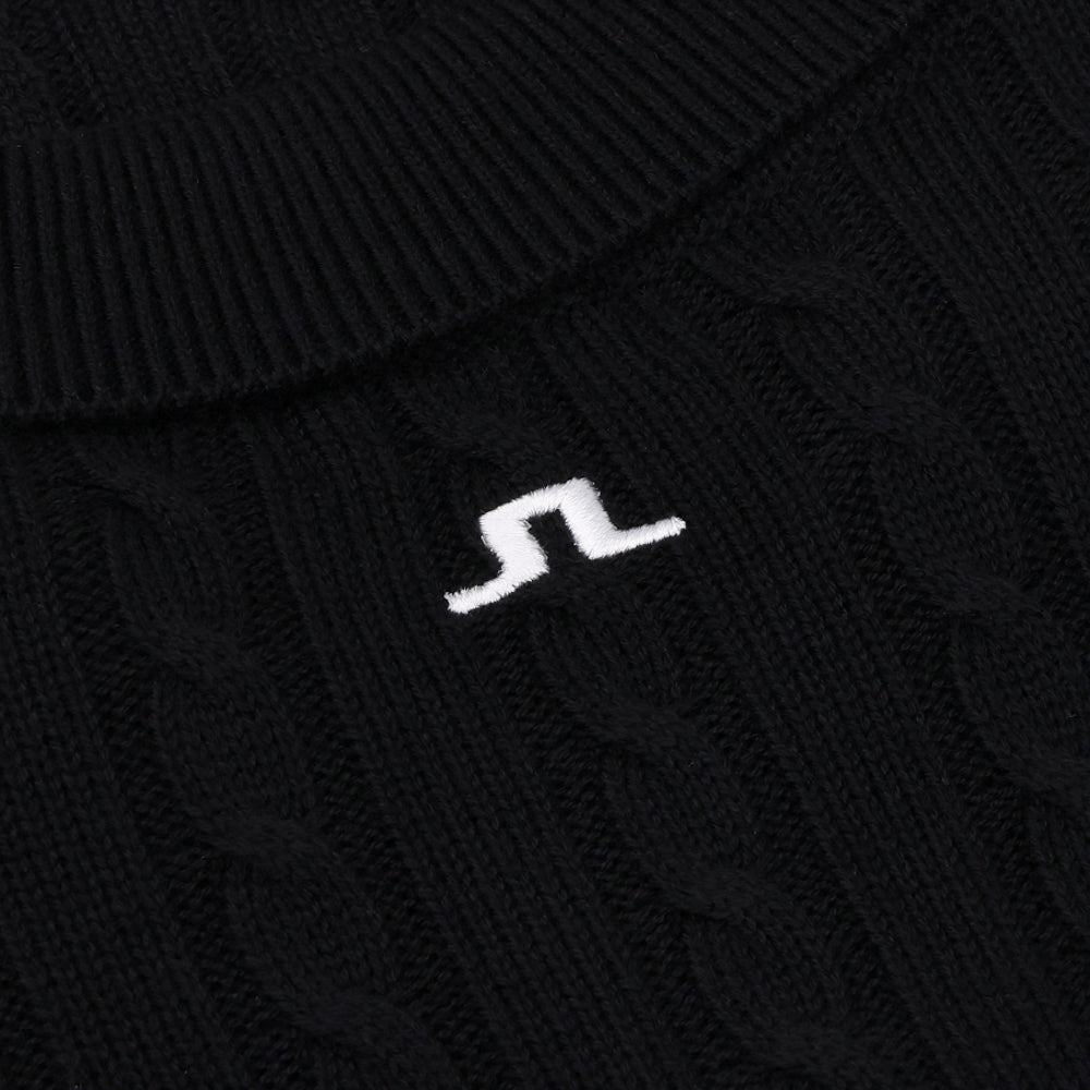 Women's Kinsley Cable Knit Wool Polo