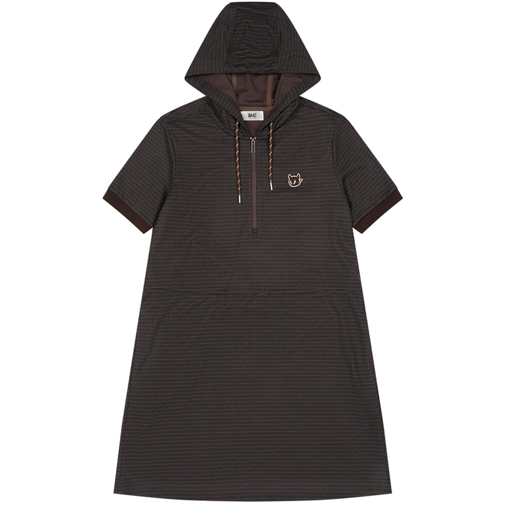 Women's All-Over WAAC Jersey Short Sleeve Hooded Dress