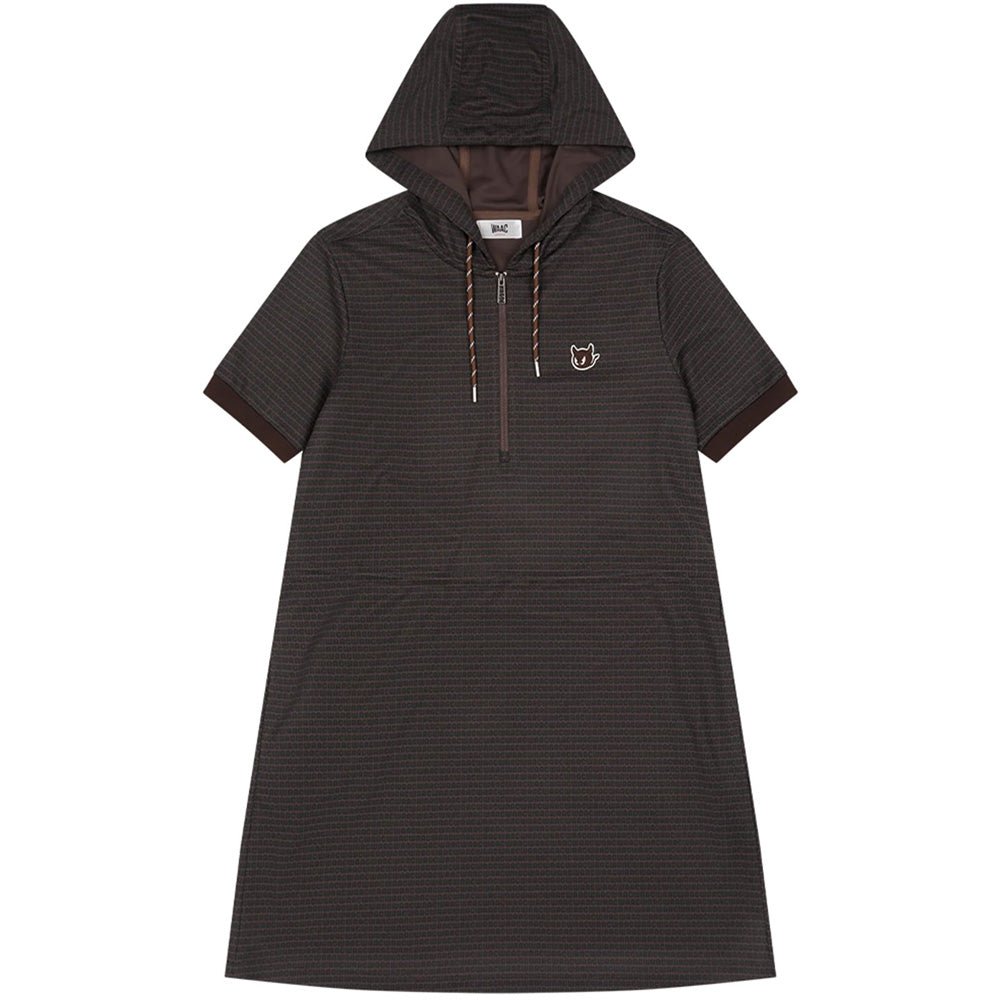 Women's All-Over WAAC Jersey Short Sleeve Hooded Dress