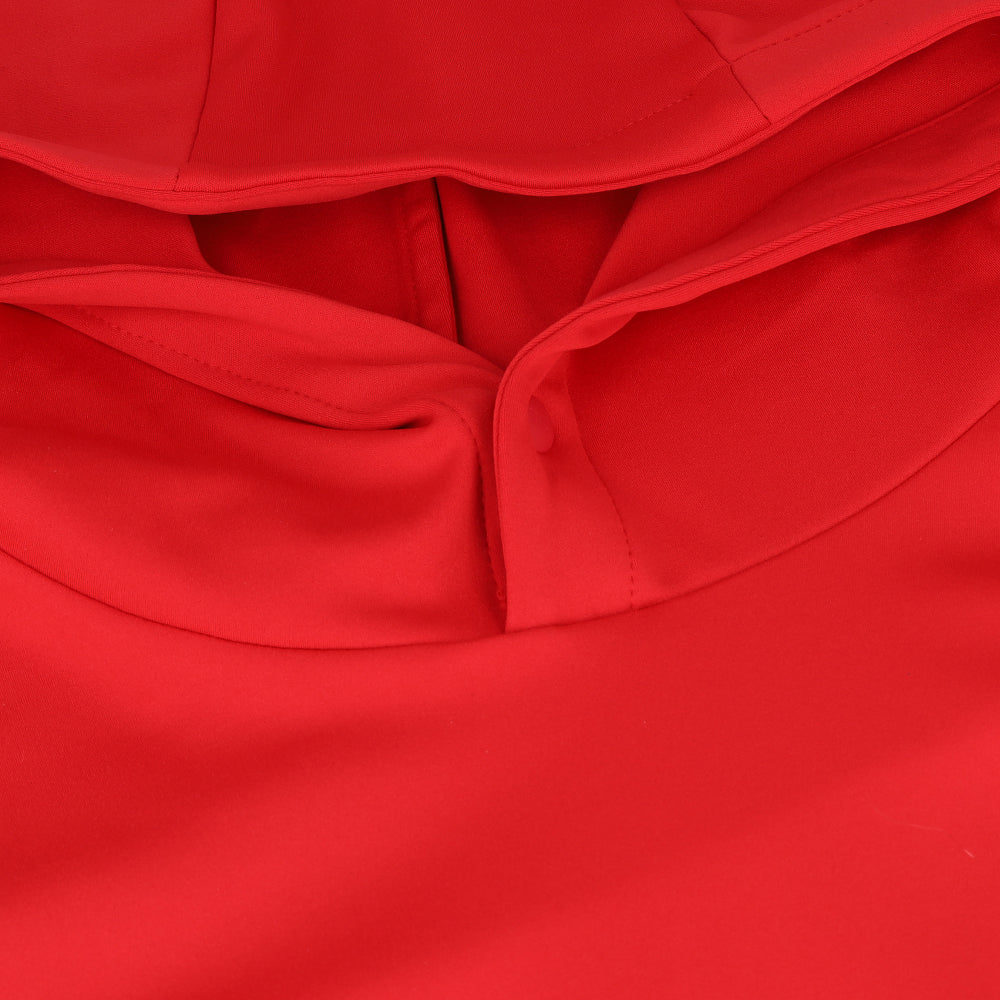 Women's Slogan Jersey Hooded Pullover