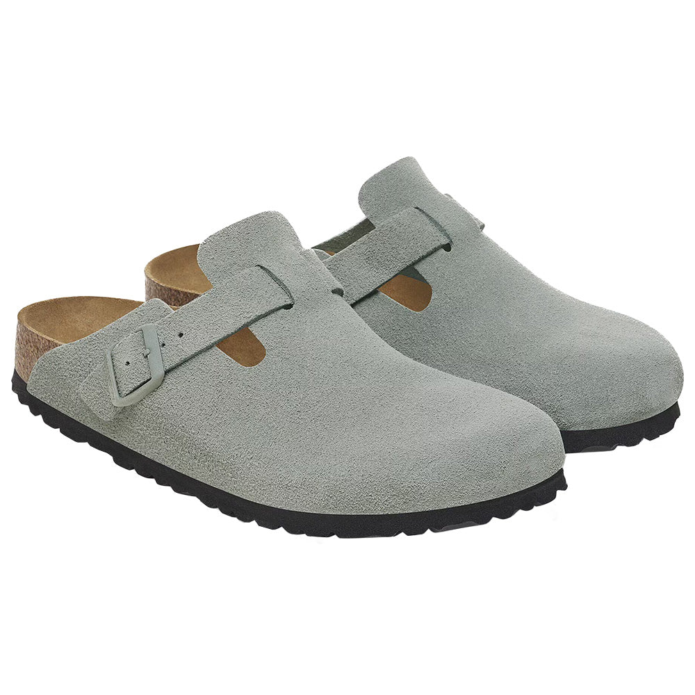 Boston Soft Footbed Suede Leather Shoes