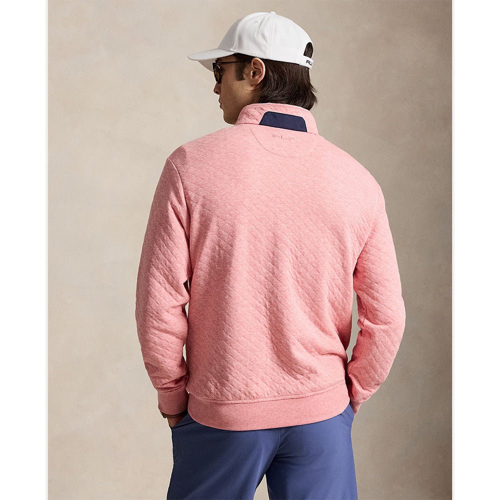 Quilted Double Knit 1/2 Zip Pullover