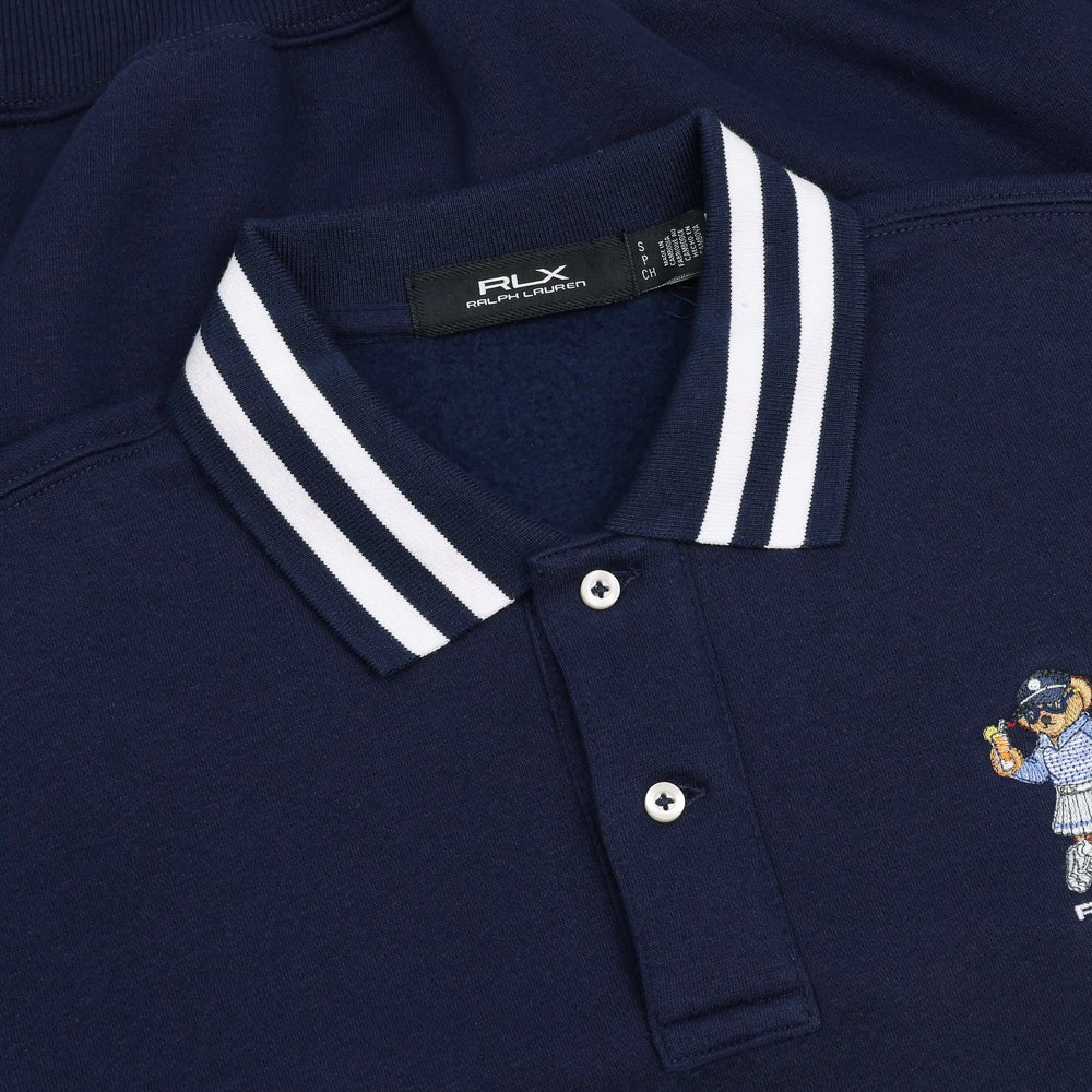 Women's Polo Bear Fleece Long Sleeve Polo