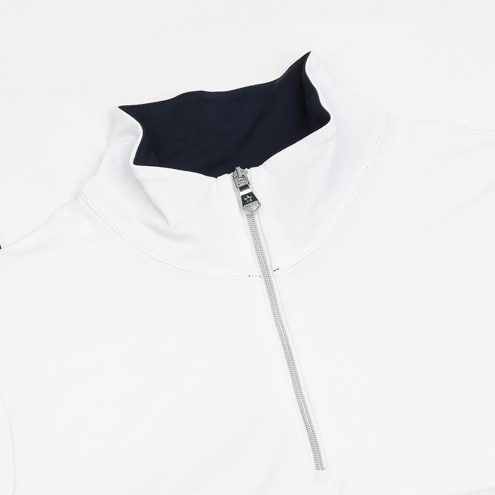 Women's The Desiree Long Sleeve 1/4 Zip Mock Neck Top