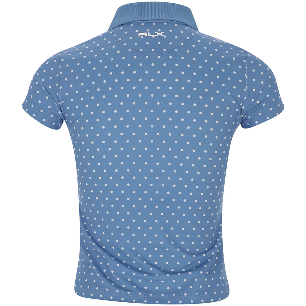 Juniors' Lightweight Airflow Print Polo