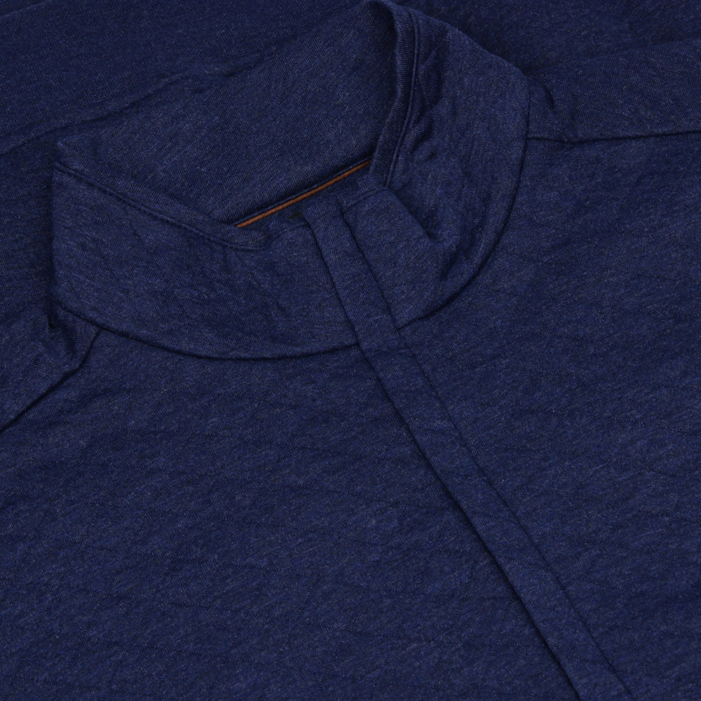Quilted Double Knit 1/4 Zip Pullover