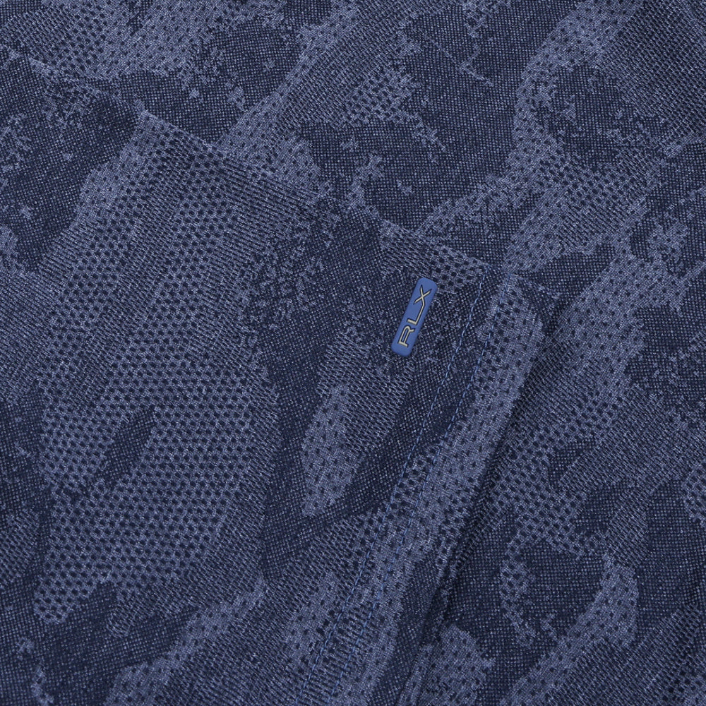 Camo Jacquard Knit Polo