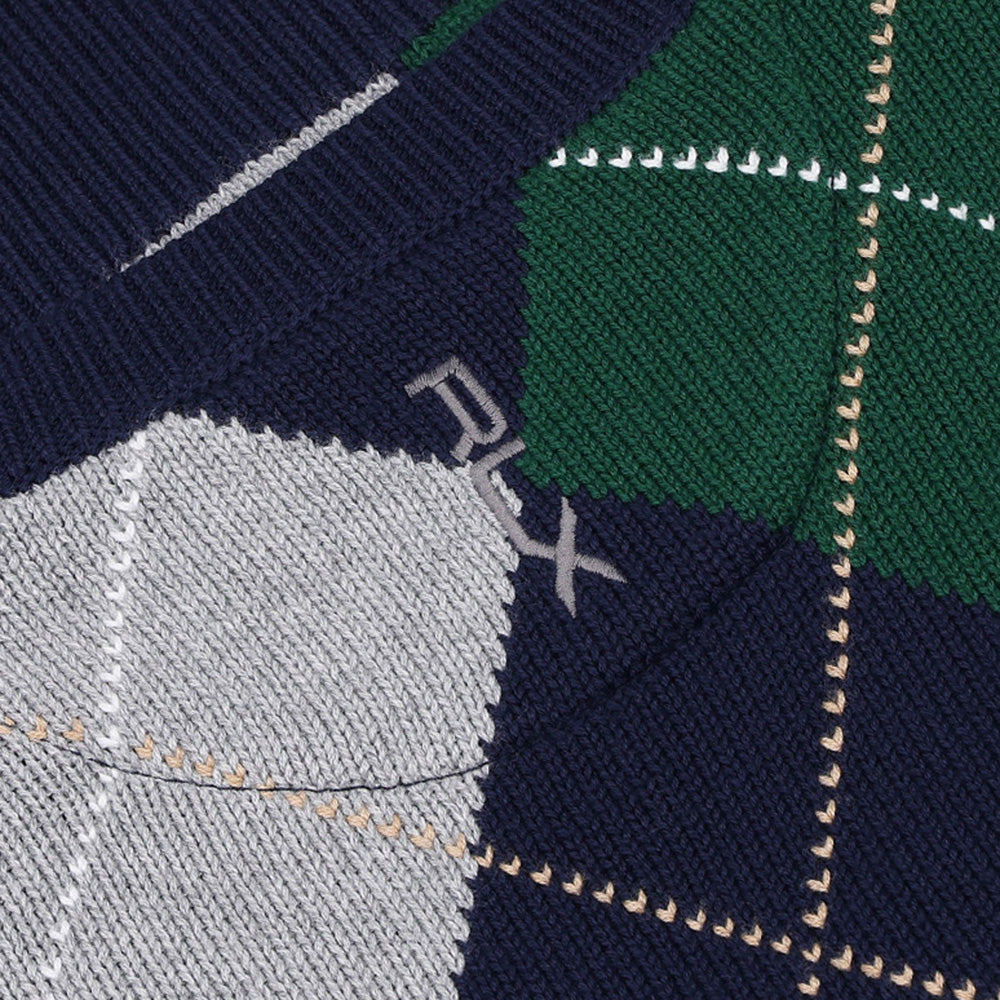 Big Fit Performance Argyle Sweater Vest