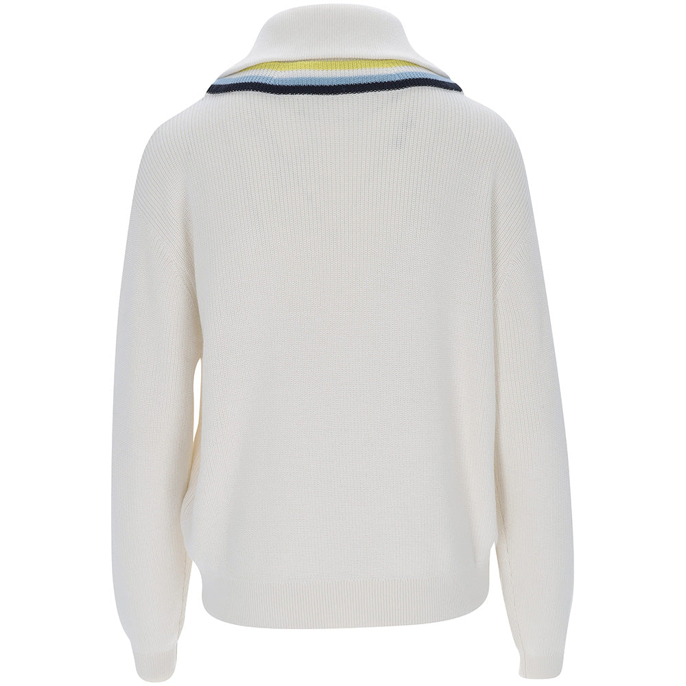 Women's 1/4 Zip Cricket Sweater