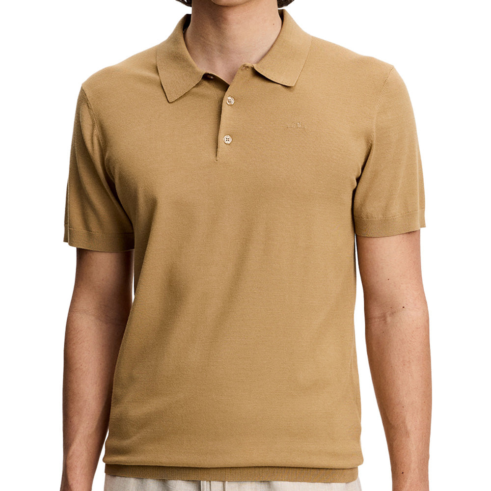 Ridge Knitted Polo