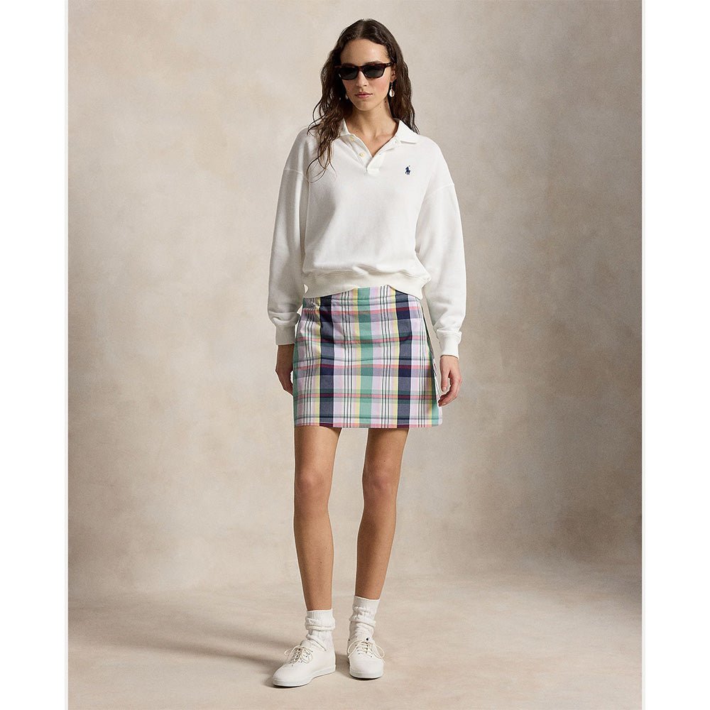 Women's Yard-Dyed Woven Mini Skort