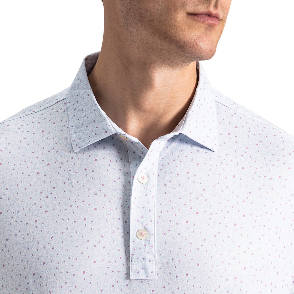 Linework Floral Polo