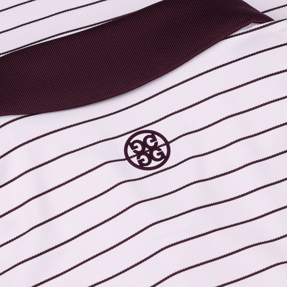 Herringbone Stripe Tech Jersey Polo