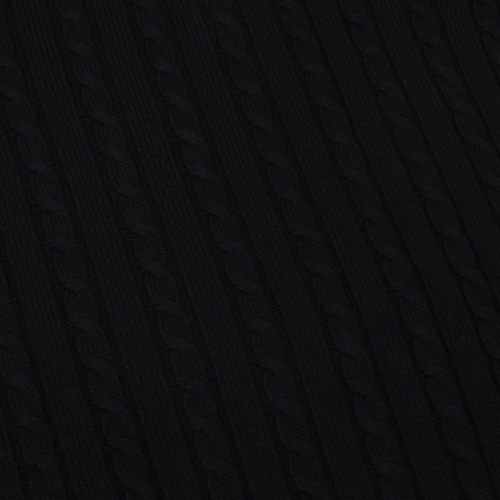 Women's Kinsley Cable Knit Wool Polo