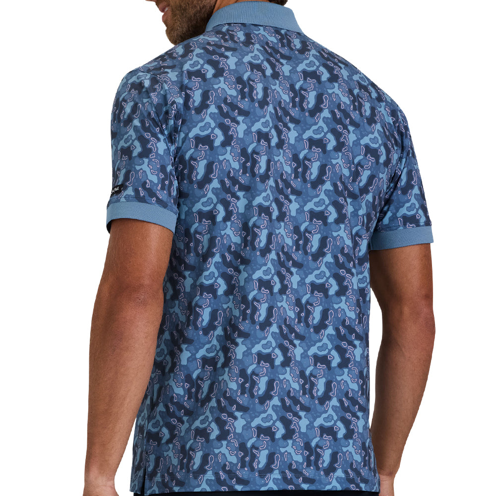 Topographic Triumph Ridge Polo