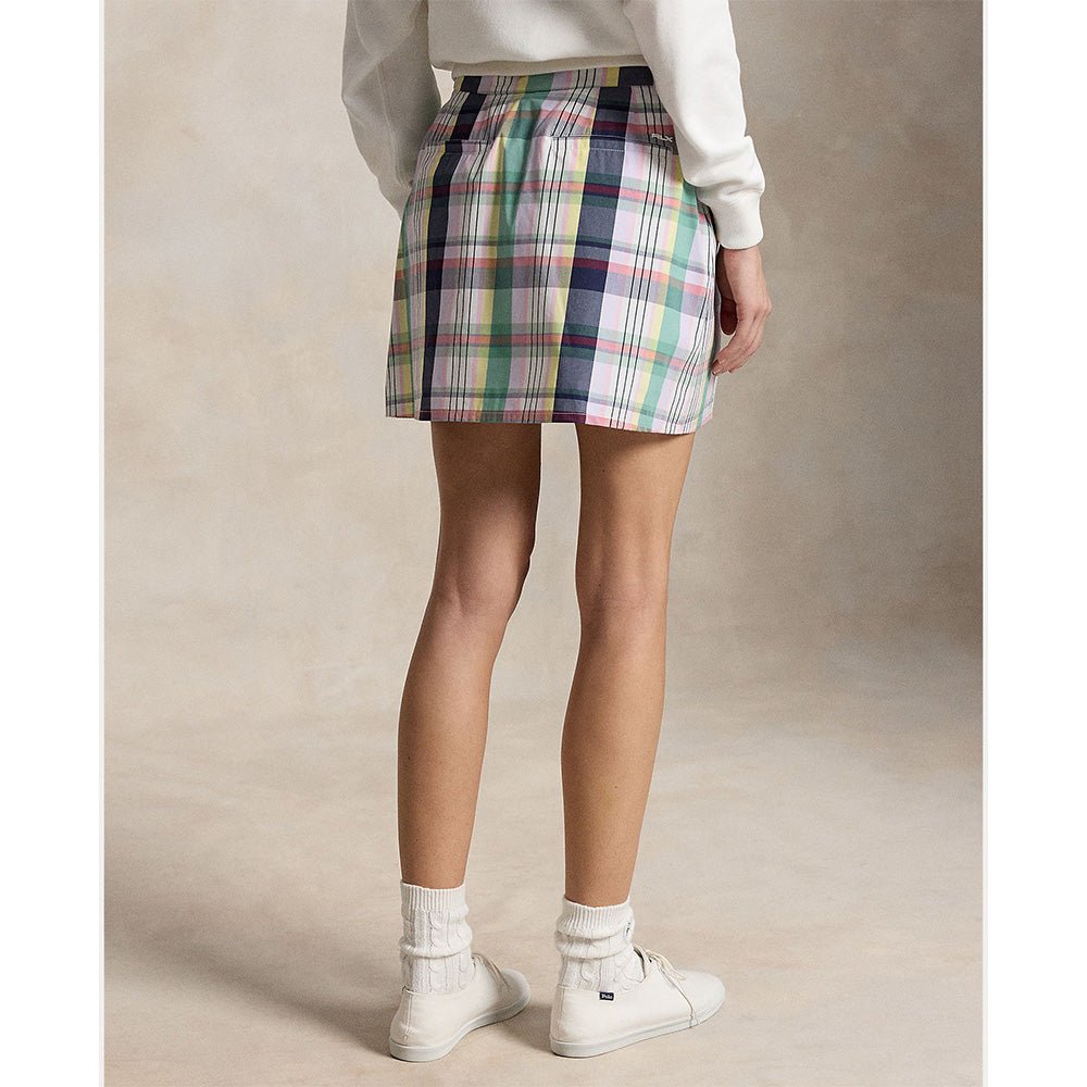 Women's Yard-Dyed Woven Mini Skort