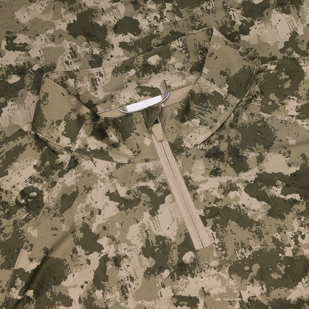 Camo 1/4 Zip Pullover