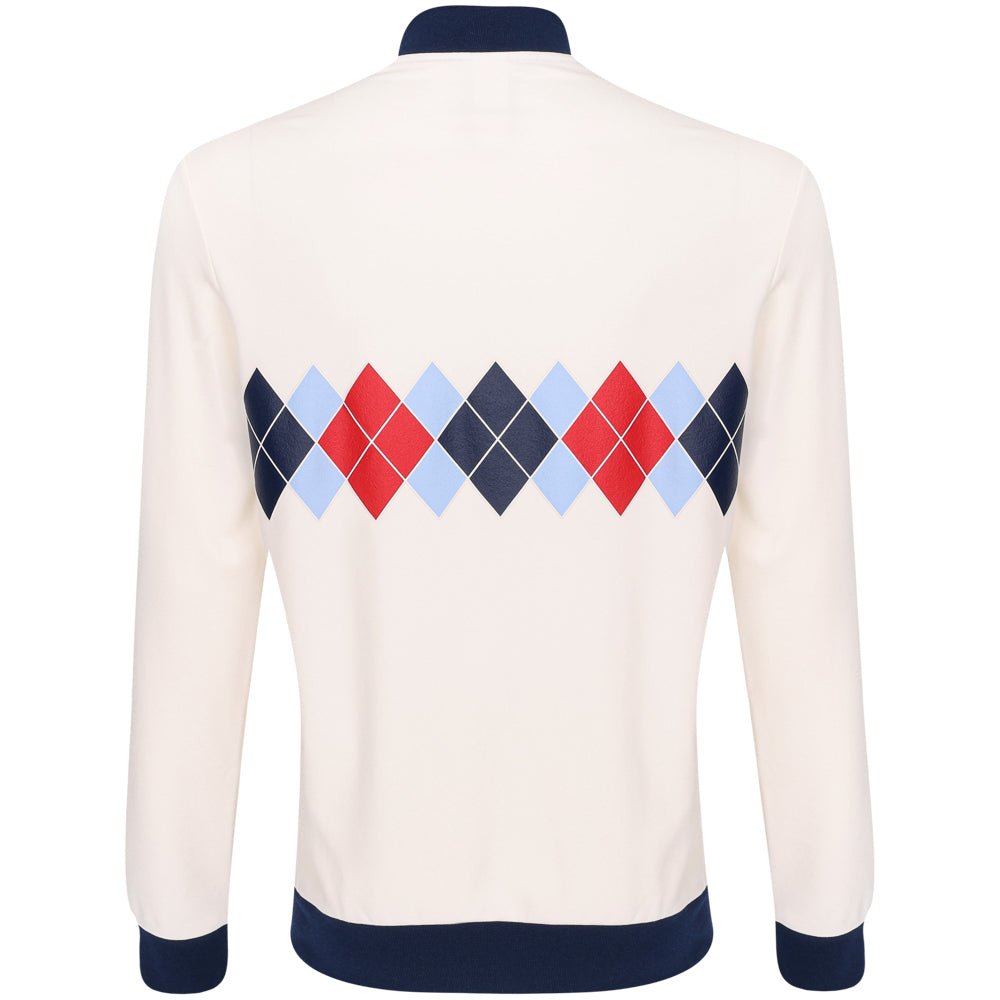 Originals Argyle Printed 1/4 Zip Blade Collar Pullover