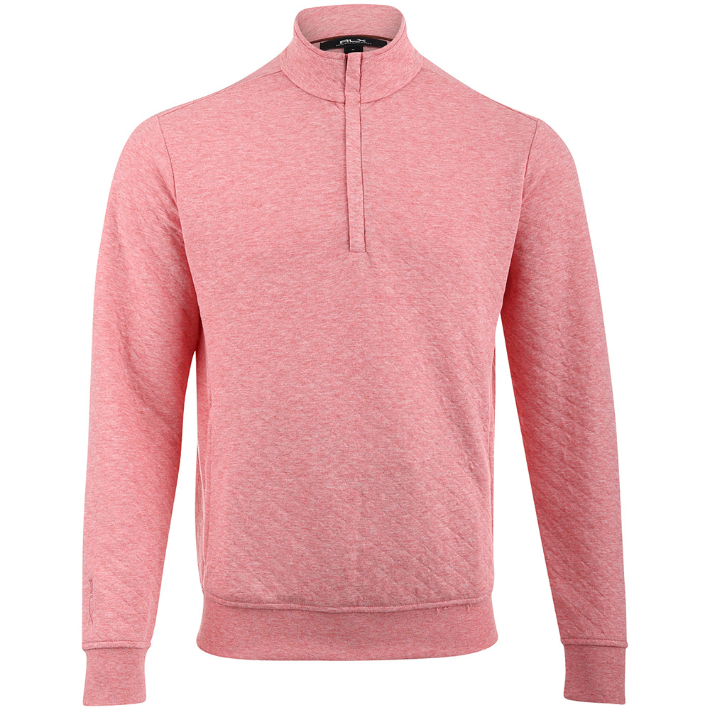 Quilted Double Knit 1/2 Zip Pullover