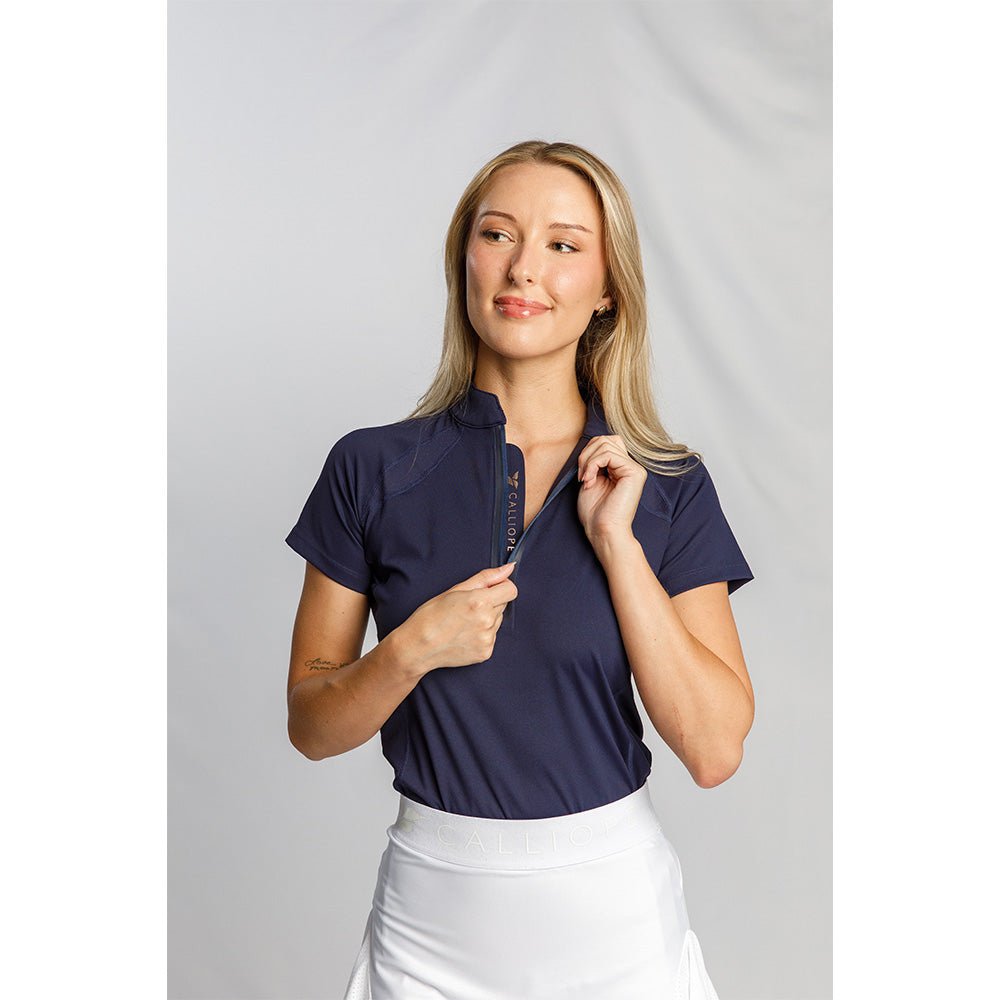 Women's Lady Player 1/2 Zip Polo - Fairway Styles