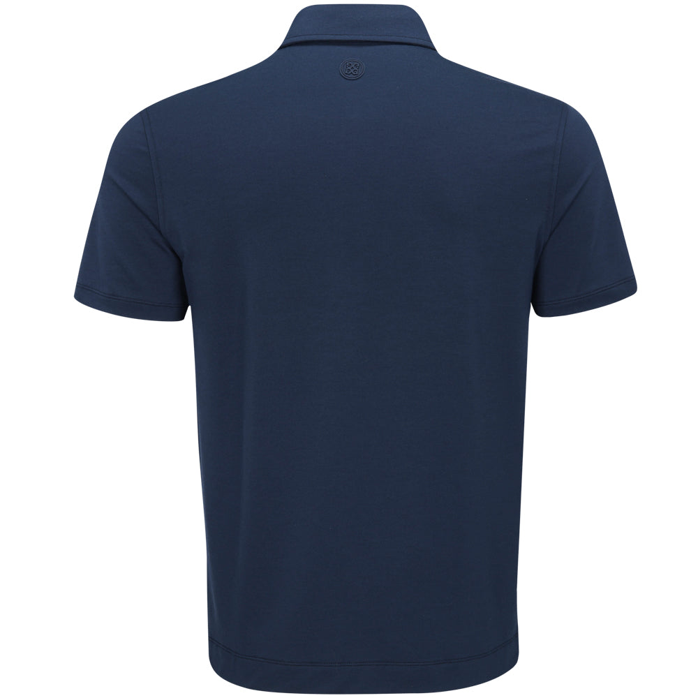 All Play Tipped Fine Stretch Pique Long Sleeve 1/4 Zip Polo