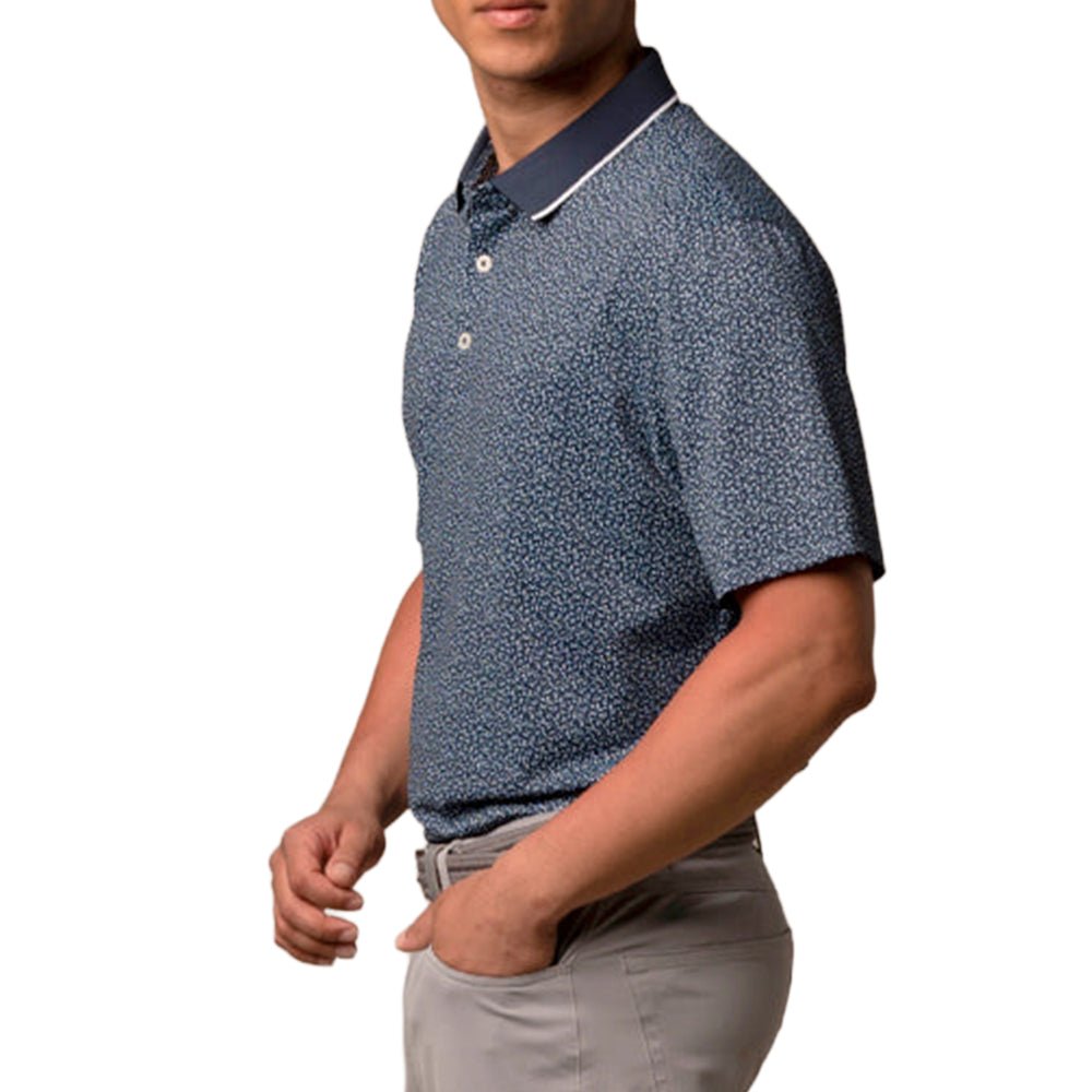 Micro Floral Polo - Fairway Styles