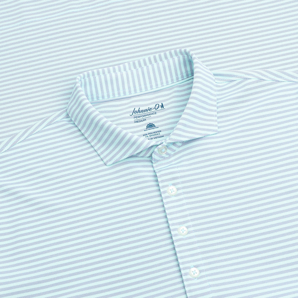 Performance Mesh Polo - Stetson Stripe