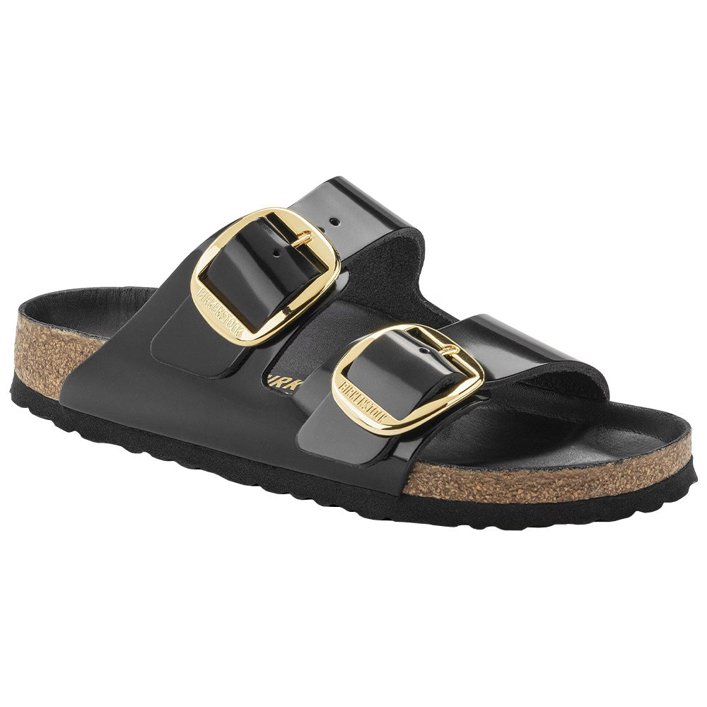 Women's Arizona Big Buckle Natural Leather Patent Shoes