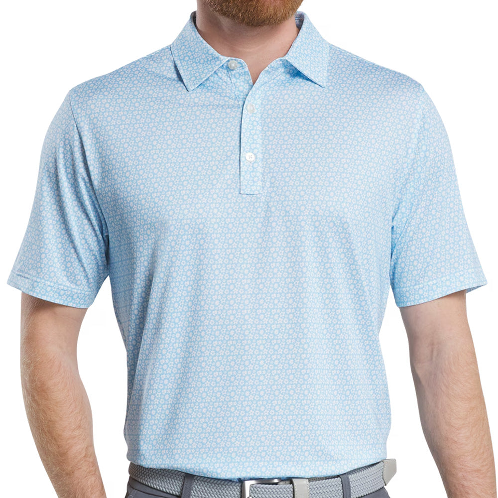 Floral Lisle Polo