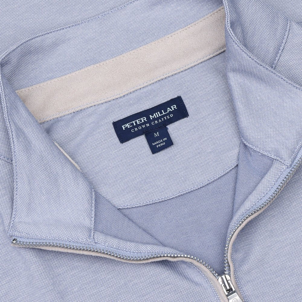 Albatross Cotton-Blend Piqué 1/4 Zip