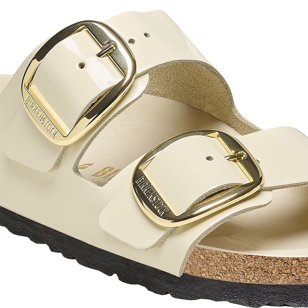 Women's Arizona Big Buckle Natural Leather Patent Shoes