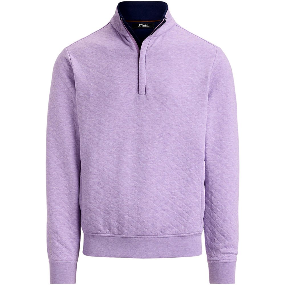 Quilted Double Knit 1/4 Zip Pullover