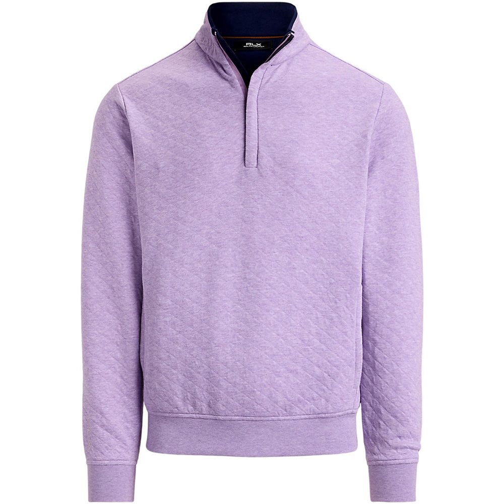 Quilted Double Knit 1/4 Zip Pullover