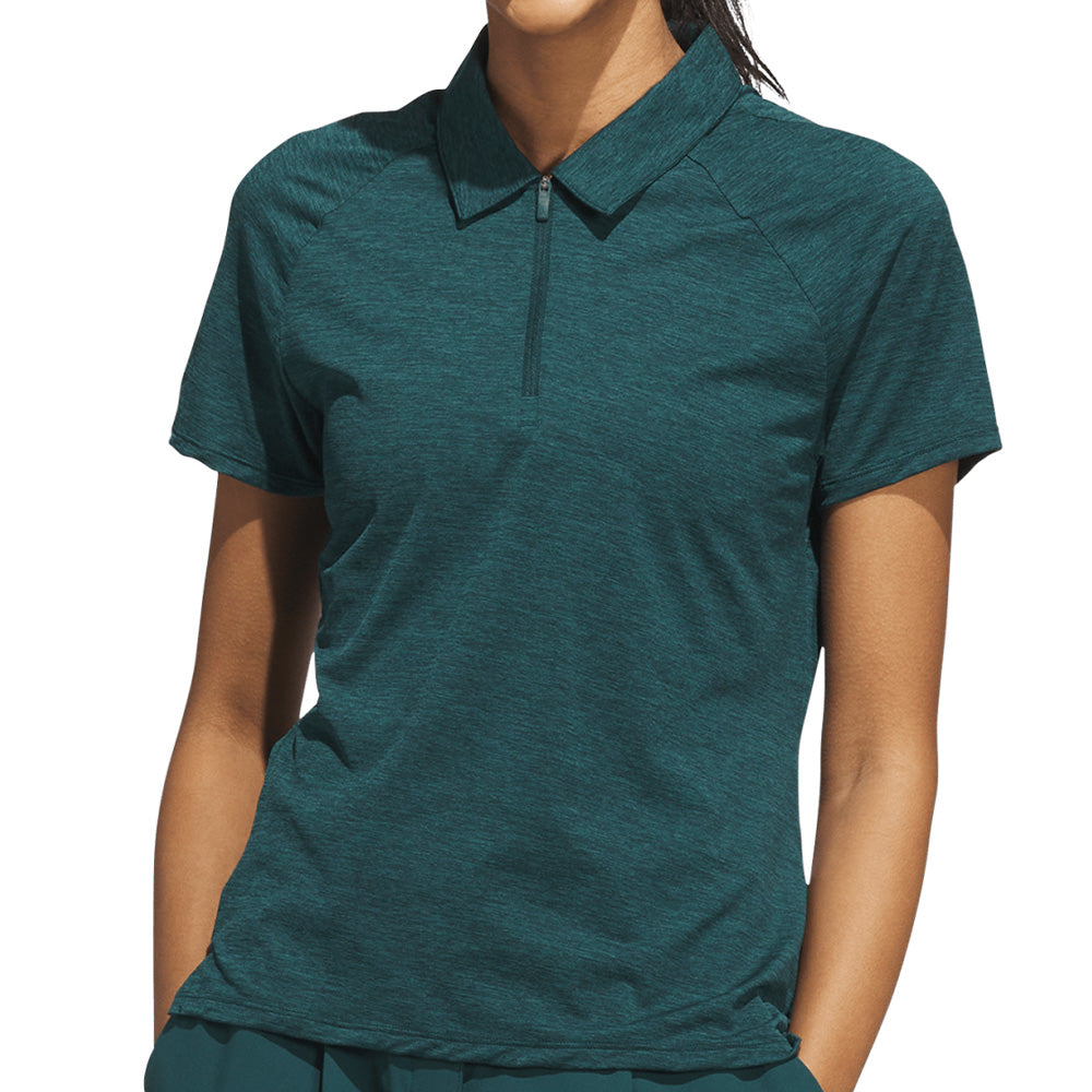 Women's Ultimate365 Heathered Twistknit 1/4 Zip Polo