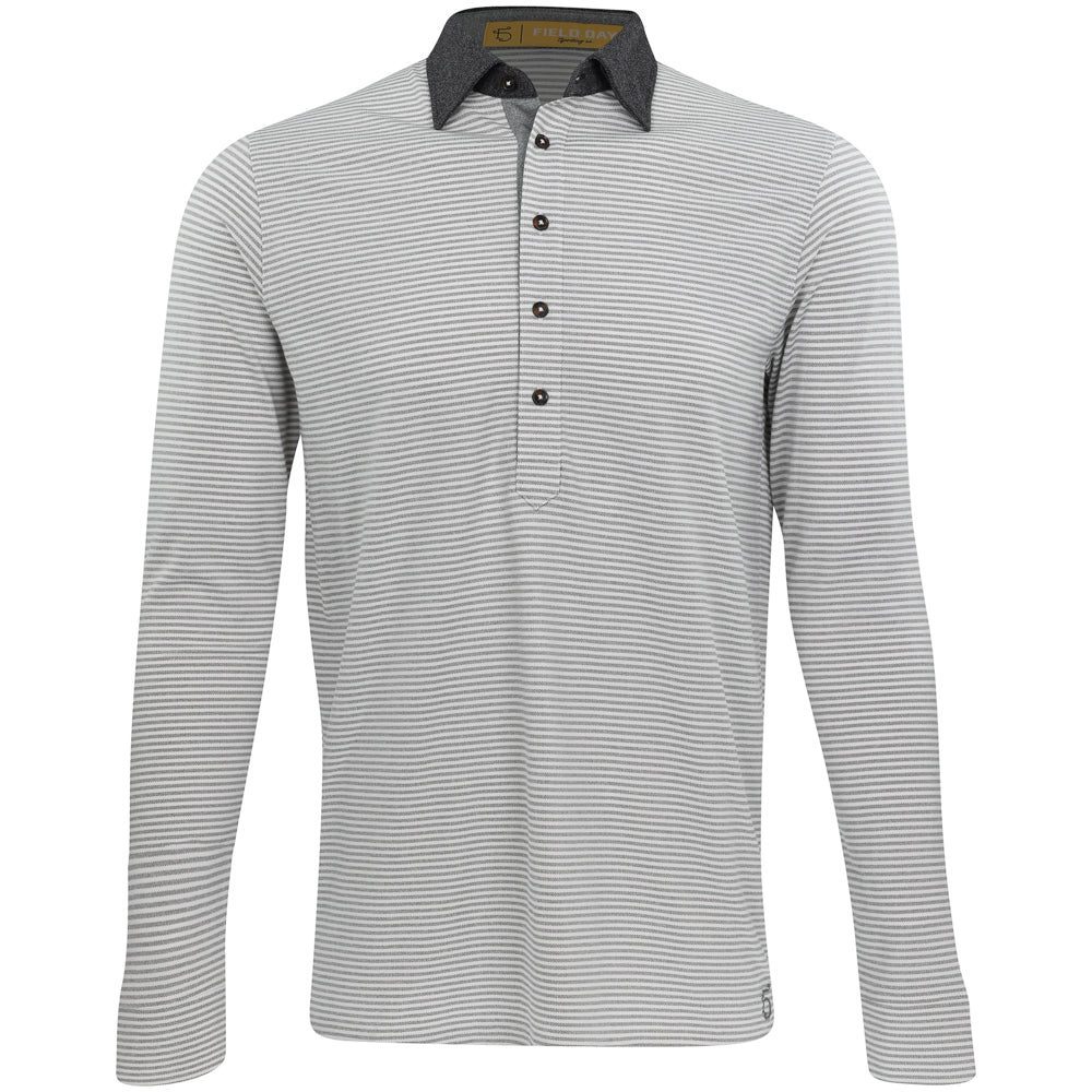 Ford 5 Button Long Sleeve Polo