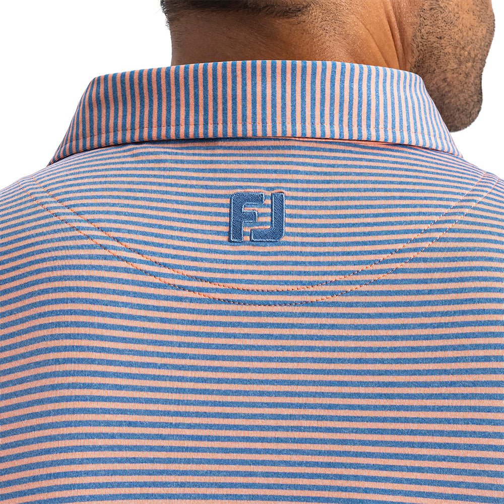 Heather Feeder Stripe Polo