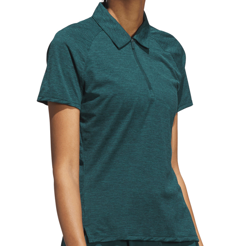 Women's Ultimate365 Heathered Twistknit 1/4 Zip Polo