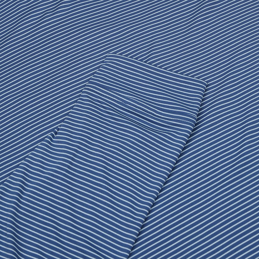 Featherweight Stripe Long Sleeve Polo