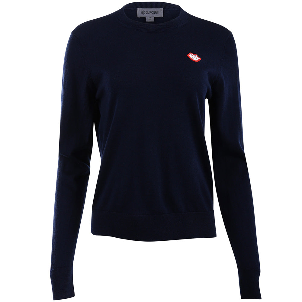 Women's Love Golf Merino Wool Crewneck Sweater