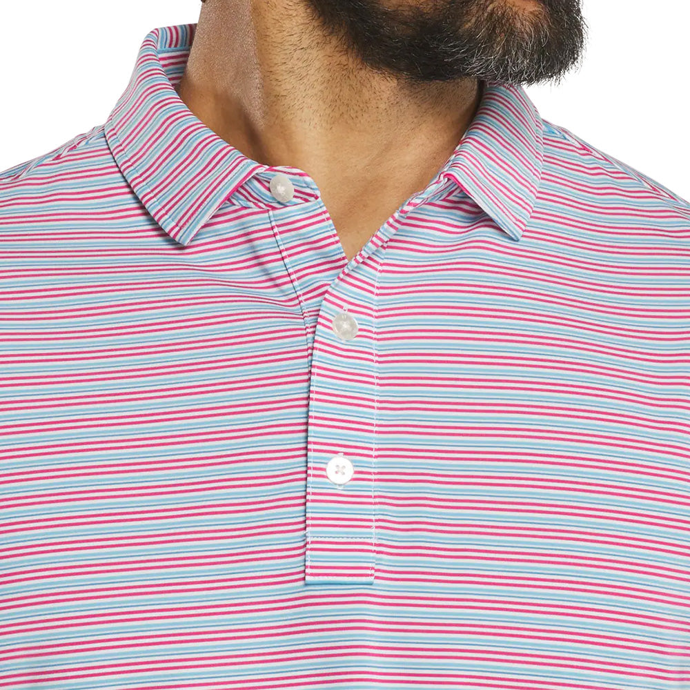 Multi-Stripe Lisle Polo