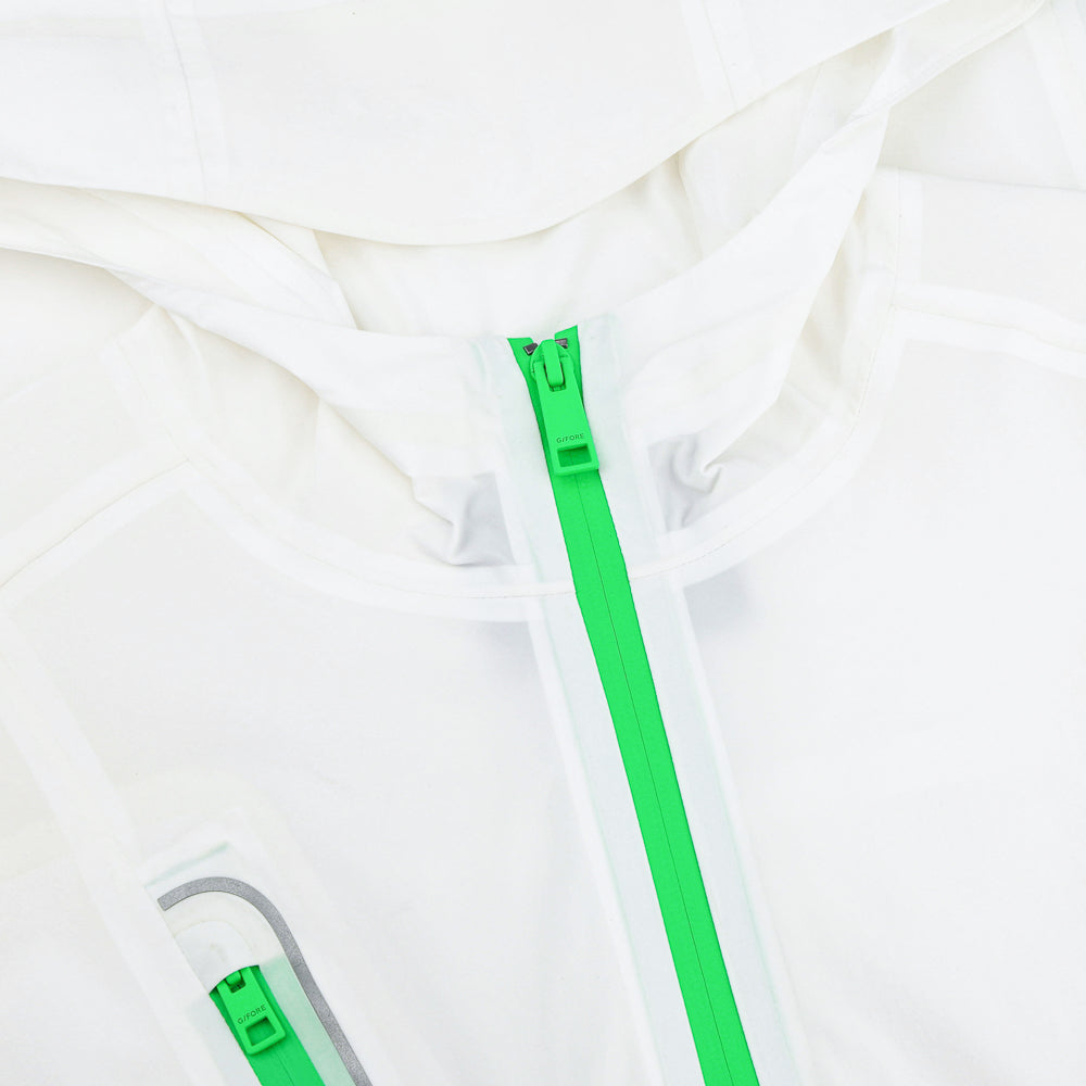 Crinkle Hooded Quarter Zip