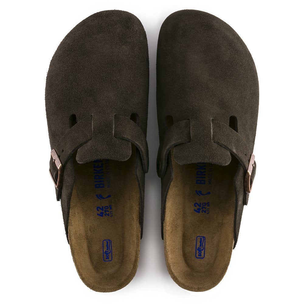 Boston Soft Footbed Suede Leather Shoes