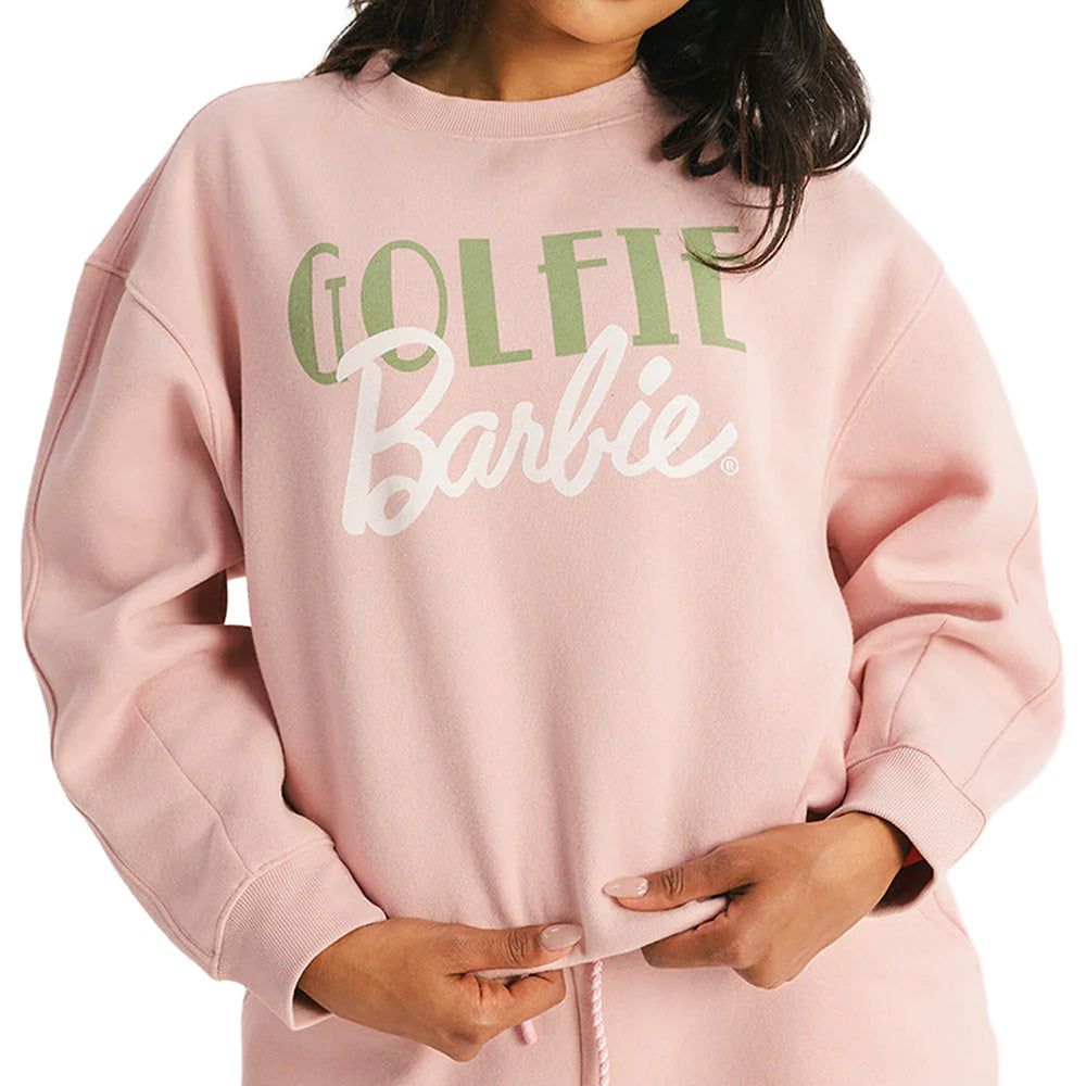 Fore All x Barbie™ Women's Golfie Barbie™ Crewneck Sweashirt