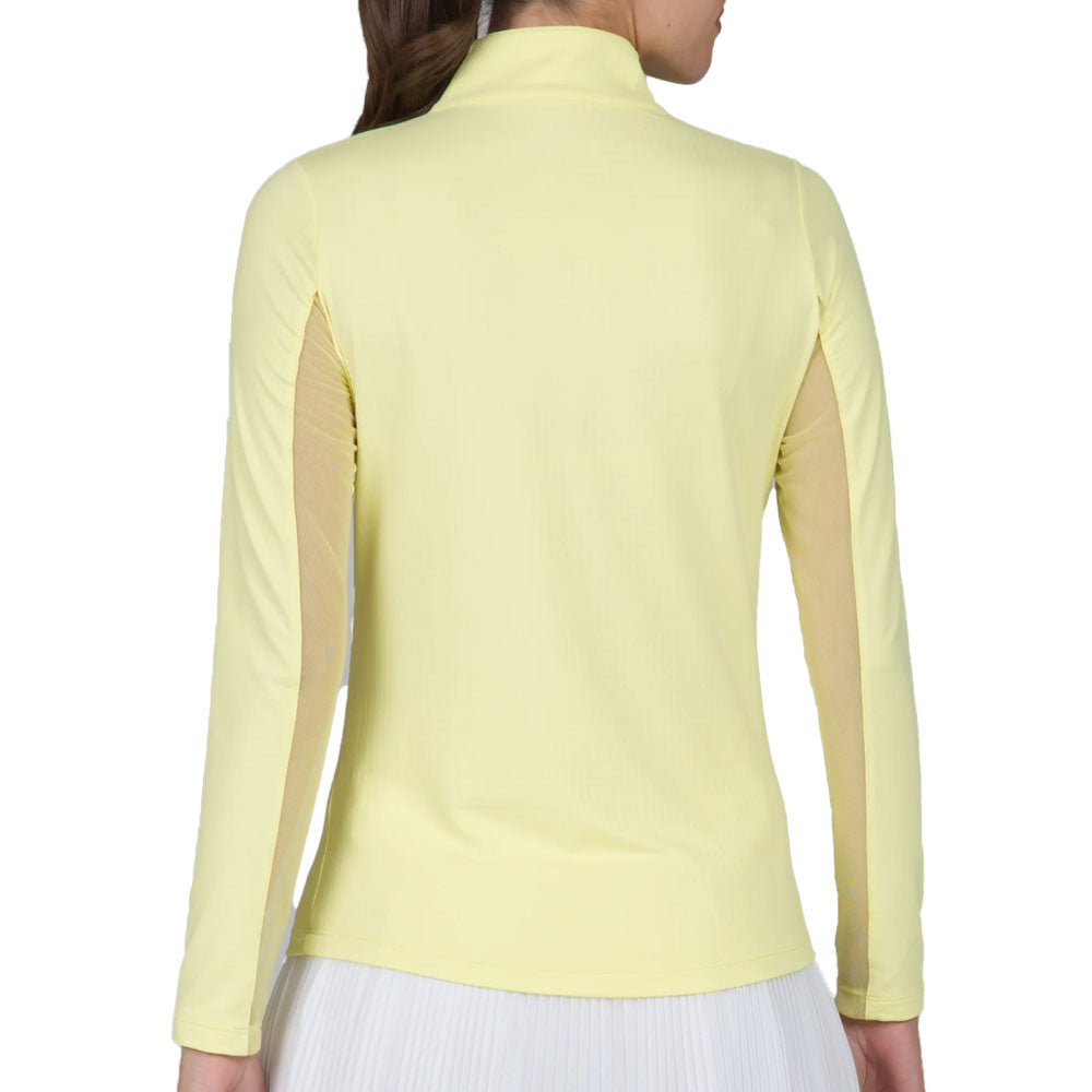 Women's Long Sleeve Mock Neck Top - Solid